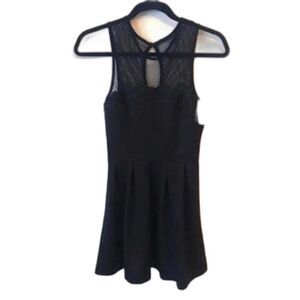 NWT FOREVER 21 Sleeveless Tank Black Dress Keyhole Back Prom Party Goth S